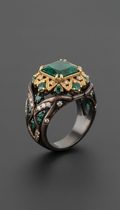 Limited-Edition Emerald Cocktail Ring