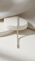Brazalete tenis de diamantes en oro blanco